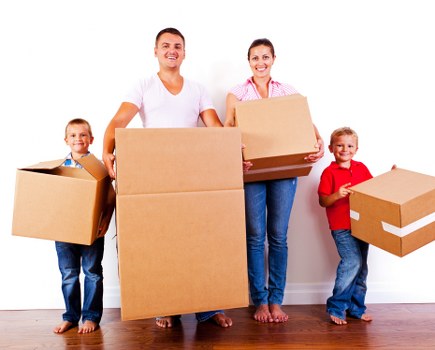 Furniture being moved carefully during an Ealing house move