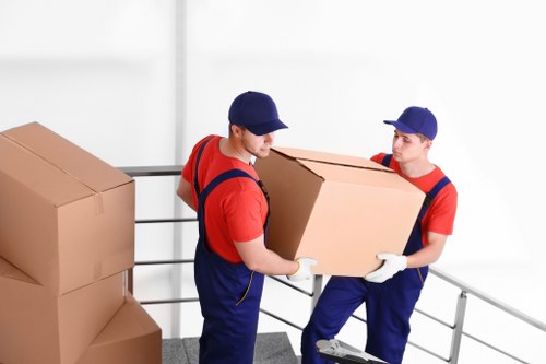 Office removals team planning a move in Ealing
