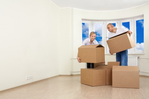 Local removals team planning access and parking in Ealing