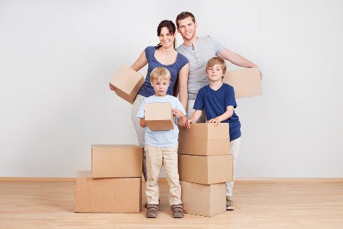 Removals van service handling a flat move near Ealing Broadway