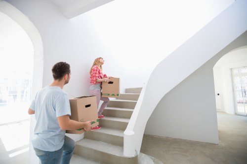 Commercial removals van supporting a small business move in Ealing