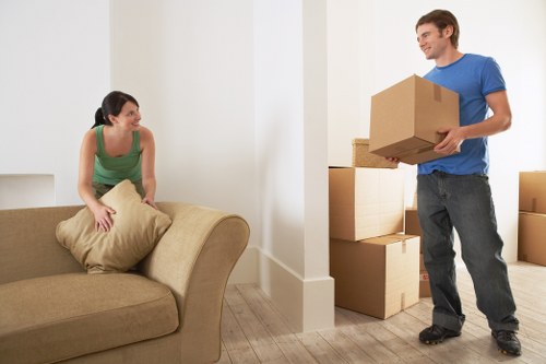 Packing fragile household items for an Ealing move